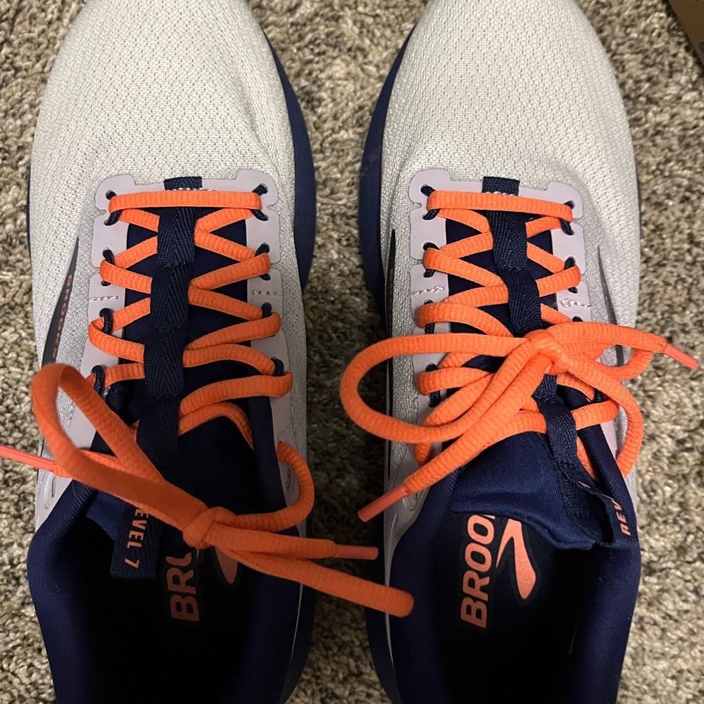 Brooks Running Shoes with Orange Laces